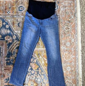 Liz Lange maternity boot cut jeans.